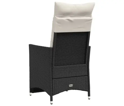 Atgāžami Dārza Krēsli, 2 Gab., Matrači, Melna Pe Rotangpalma Vidaxl Atgāžami Dārza Krēsli, 2 Gab., Matrači, Melna Pe Rotangpalma Vidaxl