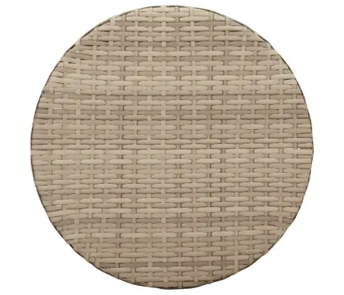 3-Osaline Bistrookomplekt Patjadega, Beež, Polürotang