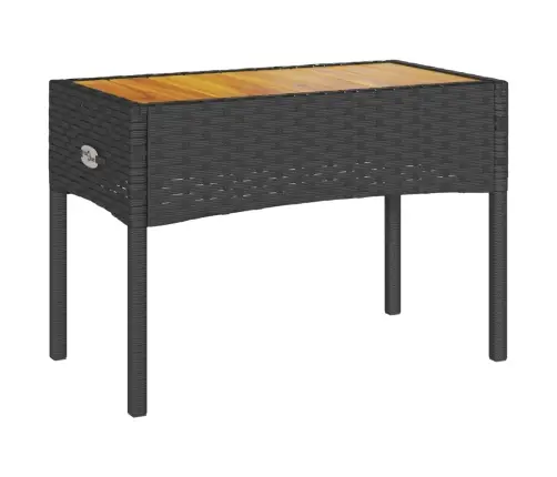 2-Kohaline Aiapink Koos Laua Ja Patjadega, Must, Polürotang