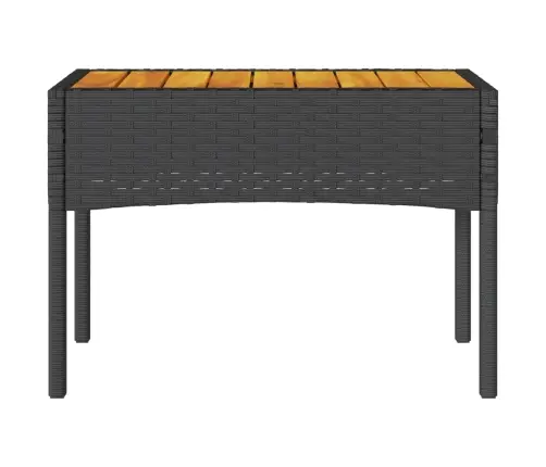 2-Kohaline Aiapink Koos Laua Ja Patjadega, Must, Polürotang