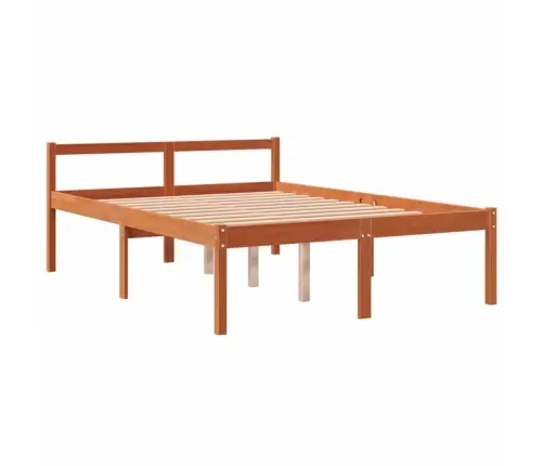 Seeniorite Voodi, Vahapruun, 120 X 190 cm Männipuit