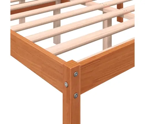 Seeniorite Voodi, Vahapruun, 120 X 190 cm Männipuit