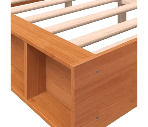 Lovos Rėmas Be Čiužinio, Vaško Ruda, 140X200cm Pušis