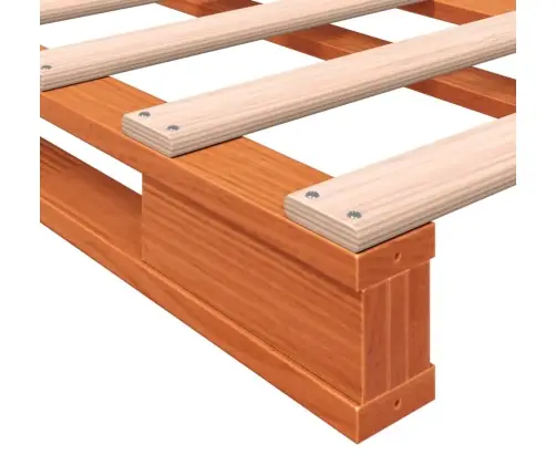 Lova Iš Palečių, Vaško Ruda, 180X200cm Pušies Medienos Masyvas