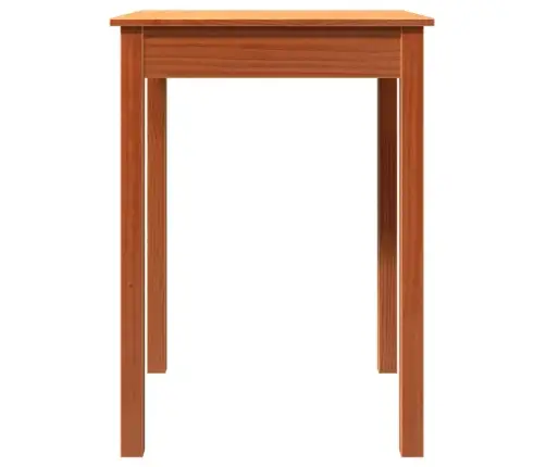 Söögilaud, Vahapruun, 55 X 55 X 75 cm Männipuit