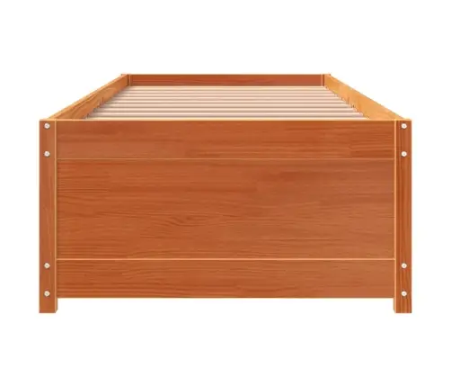 Päevavoodi Ilma Madratsita, Vahapruun, 75X190 cm Männipuit