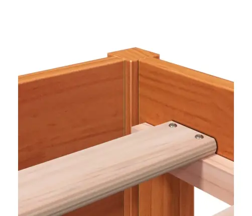 Päevavoodi Ilma Madratsita, Vahapruun, 75X190 cm Männipuit