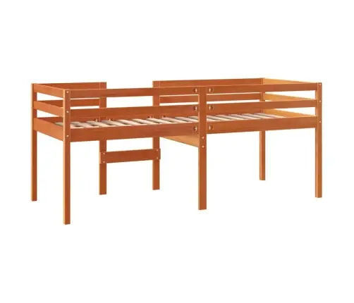 Aukšta Lova, Vaško Ruda, 80X200cm Pušies Medienos Masyvas