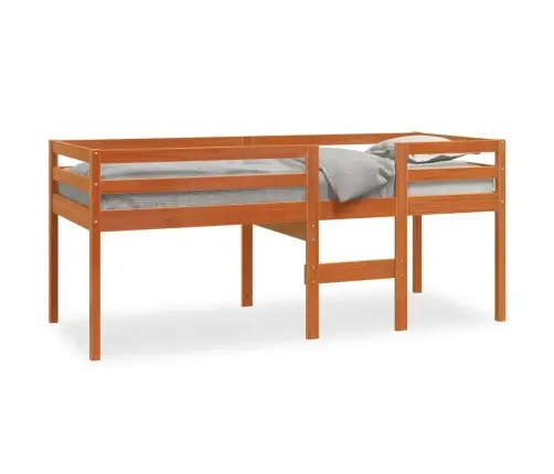 Kõrge Voodi, Meepruun, 75 X 190 cm Männipuit