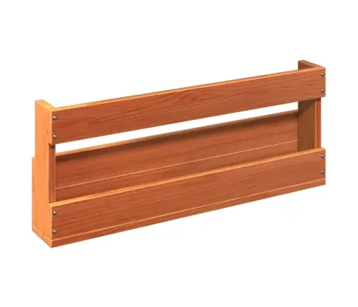 Sienas Apavu Plaukti, 2 Gab., 59X8,5X23,5Cm, Brūns Priedes Koks Vidaxl