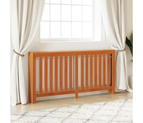 Radiatoriaus Uždangalas, Vaško Rudas, 169X19X84cm Pušis