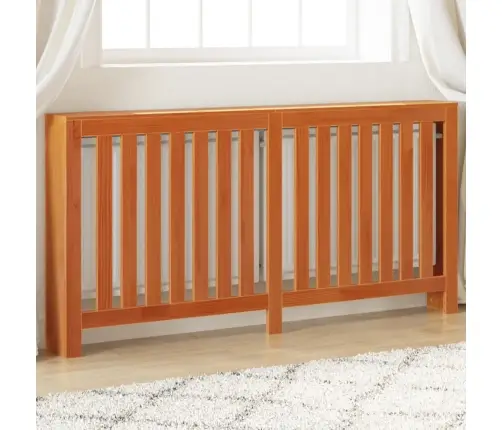 Radiatoriaus Uždangalas, Vaško Rudas, 169X19X84cm Pušis