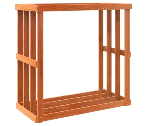 Āra Malkas Plaukts, Vaska Brūnas, 109X52X106 Cm, Priedes Koks Vidaxl