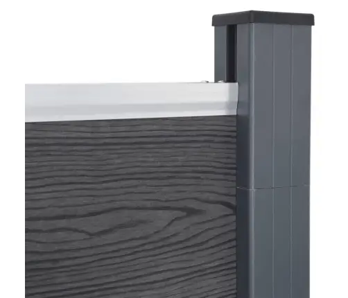 Tvoros Segmento Rinkinys, Pilkos Spalvos, 180X186cm Wpc