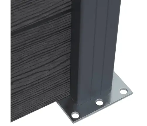 Tvoros Segmento Rinkinys, Pilkos Spalvos, 180X186cm Wpc