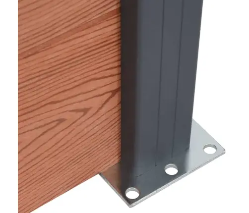 Aiapaneel, Pruun, 872X186 cm Wpc