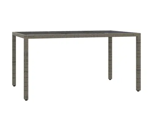 5-Daļīgs Dārza Mēbeļu Komplekts, Matrači, Pelēka Pe Rotangpalma Vidaxl