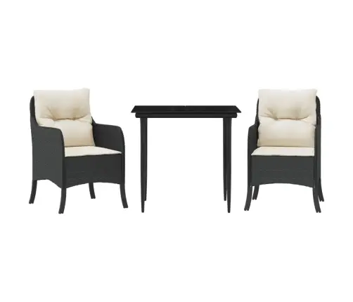 3-Daļīgs Dārza Mēbeļu Komplekts, Matrači, Pe Rotangpalma Vidaxl