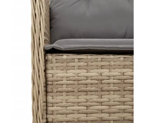 9-Osaline Aiamööbli Komplekt Patjadega, Beež, Polürotang