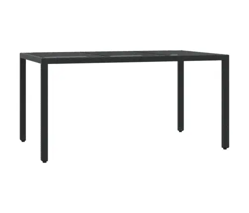 Sodo Komplektas Su Pagalvėlėmis, 5 Dalių, Juodas, Poliratanas