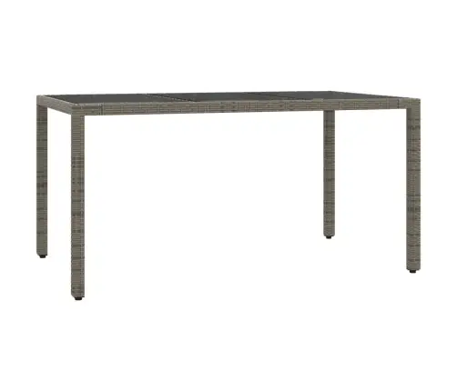 7-Daļīgs Dārza Mēbeļu Komplekts, Matrači, Pelēka Pe Rotangpalma Vidaxl