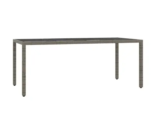 7-Osaline Aiamööbli Komplekt Patjadega, Hall, Polürotang