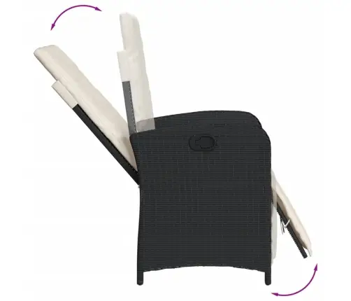 7-Daļīgs Dārza Mēbeļu Komplekts Ar Matračiem, Pe Rotangpalma Vidaxl