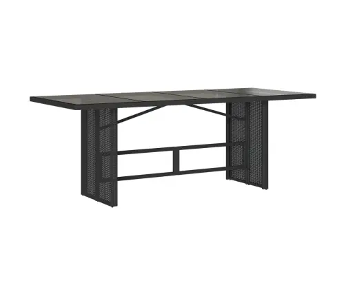 9-Osaline Aiamööbli Komplekt Patjadega, Must, Polürotang