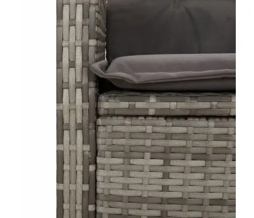 9-Daļīgs Dārza Mēbeļu Komplekts Ar Matračiem, Pe Rotangpalma Vidaxl