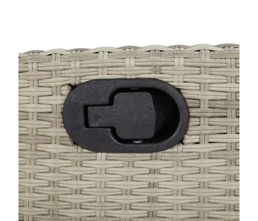 Sodo Komplektas Su Pagalvėlėmis, 9 Dalių, Pilkas, Poliratanas