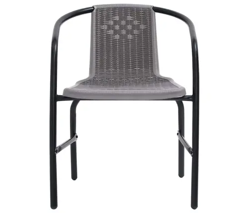 7-Daļīgs Dārza Mēbeļu Komplekts, Matrači, Bēša Pe Rotangpalma Vidaxl