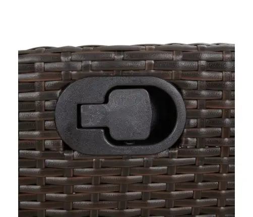 3-Osaline Aia Bistrookomplekt Patjadega, Pruun, Polürotang