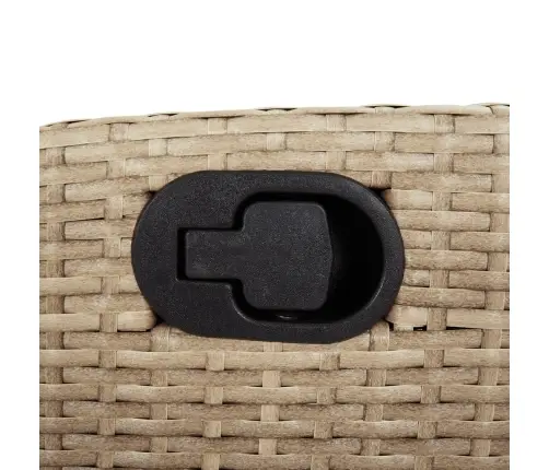 7-Osaline Aiamööbli Komplekt Patjadega, Beež, Polürotang