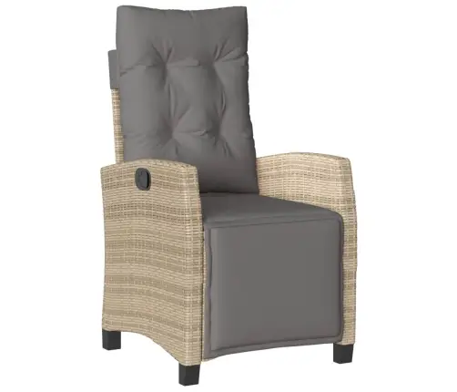 5-Daļīgs Dārza Mēbeļu Komplekts Ar Matračiem, Pe Rotangpalma Vidaxl