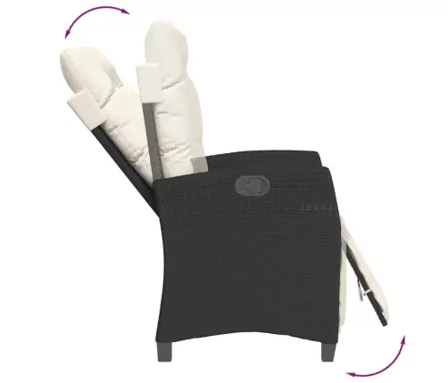 7-Daļīgs Dārza Mēbeļu Komplekts Ar Matračiem, Pe Rotangpalma Vidaxl