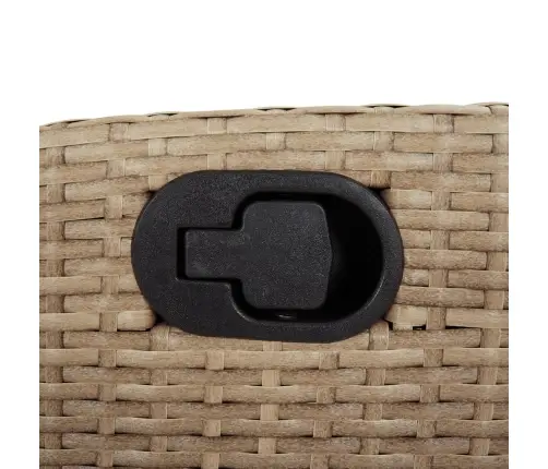 7-Osaline Aiamööbli Komplekt Patjadega, Beež, Polürotang