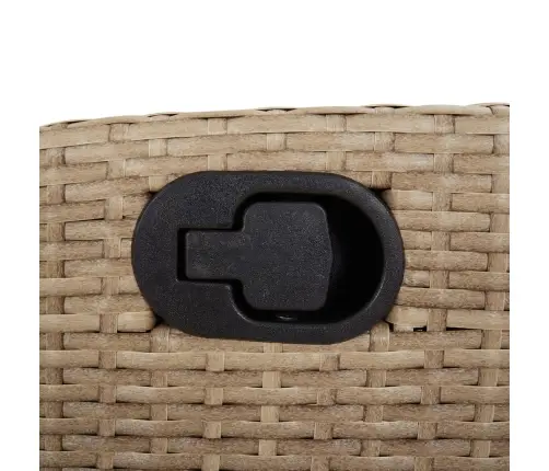 5-Osaline Aiamööbli Komplekt Patjadega, Beež, Polürotang