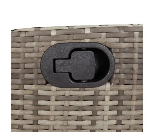 Sodo Komplektas Su Pagalvėlėmis, 7 Dalių, Pilkas, Poliratanas