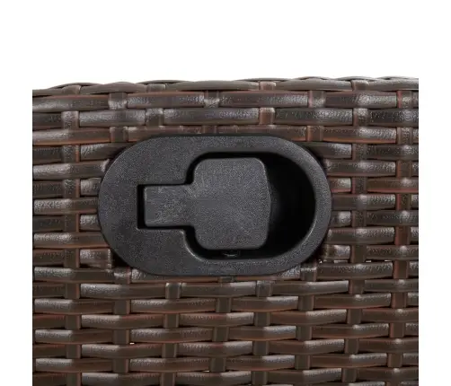 9-Osaline Aia Söögimööbli Komplekt Patjadega, Pruun, Polürotang