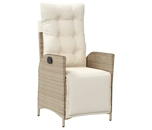 9-Daļīgs Virtuves Mēbeļu Komplekts Ar Matračiem, Pe Rotangpalma Vidaxl