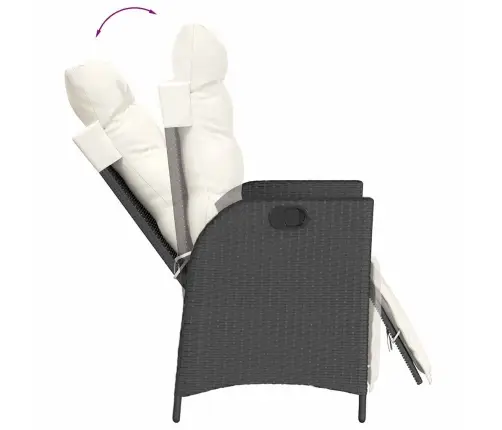 7-Daļīgs Dārza Mēbeļu Komplekts Ar Matračiem, Pe Rotangpalma Vidaxl