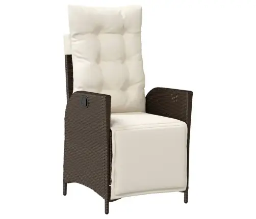 5-Daļīgs Dārza Mēbeļu Komplekts Ar Matračiem, Pe Rotangpalma Vidaxl