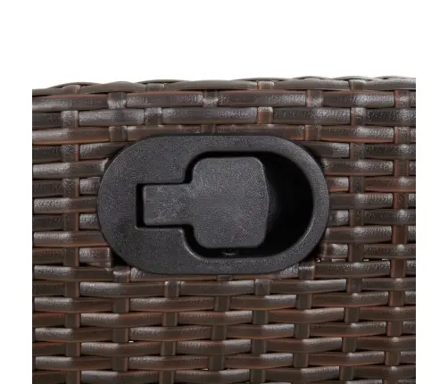 5-Daļīgs Dārza Mēbeļu Komplekts Ar Matračiem, Pe Rotangpalma Vidaxl