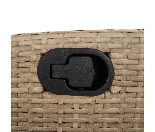 5-Osaline Aiamööbli Komplekt Patjadega, Beež, Polürotang