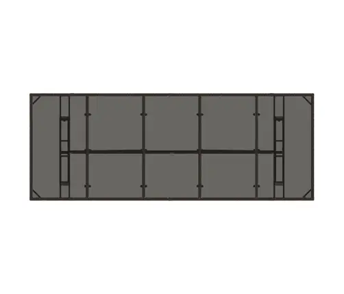 Dārza Galds Ar Stikla Virsmu, 240X90X75Cm, Brūna Pe Rotangpalma Vidaxl Dārza Galds Ar Stikla Virsmu, 240X90X75Cm, Brūna Pe Rotangpalma Vidaxl
