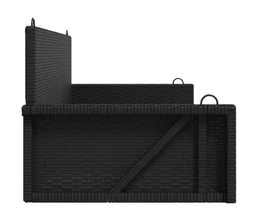 Kiikpink, Must, 119X56X48 cm Polürotang