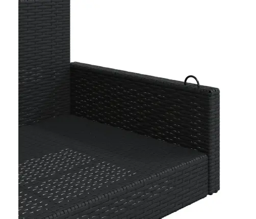 Kiikpink, Must, 119X56X48 cm Polürotang