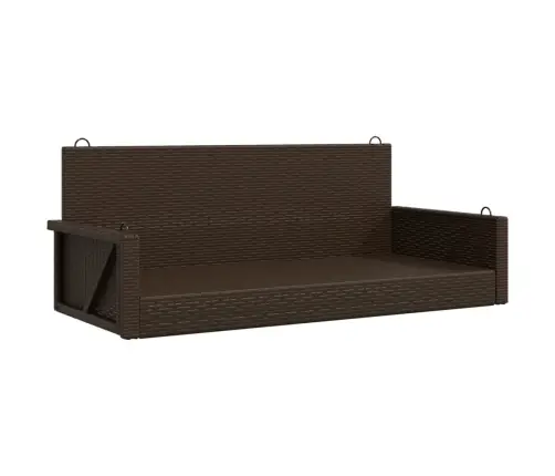 Sūpynės-Suoliukas, Rudos Spalvos, 119X56X48cm Poliratanas