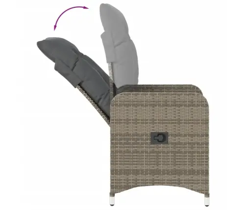 Allalastava Seljatoega Aiatool Koos Patjadega, Hall, Polürotang Allalastava Seljatoega Aiatool Koos Patjadega, Hall, Polürotang