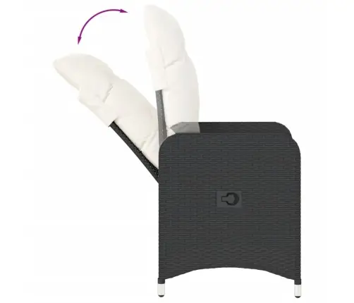 Allalastavad Aiatoolid Koos Istmepadjaga 2 Tk, Must, Polürotnag